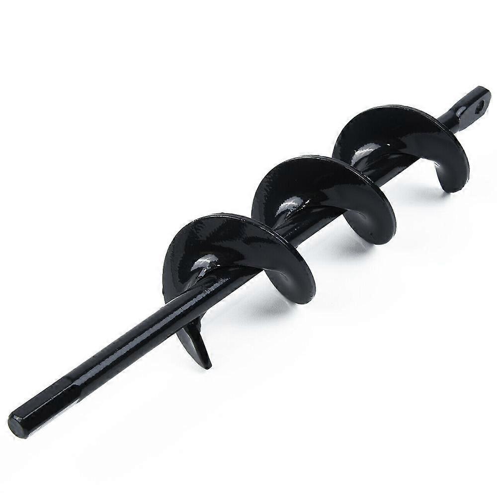 Burghiu in spirala pentru pamant, 4x22cm, Negru