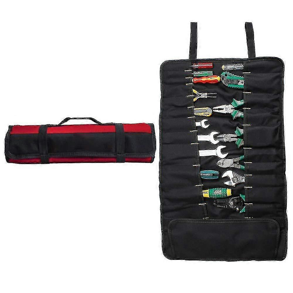 Without Tools For Wrench Screwdriver Roller Compartments Organisers/canvas Roll Up Pouch