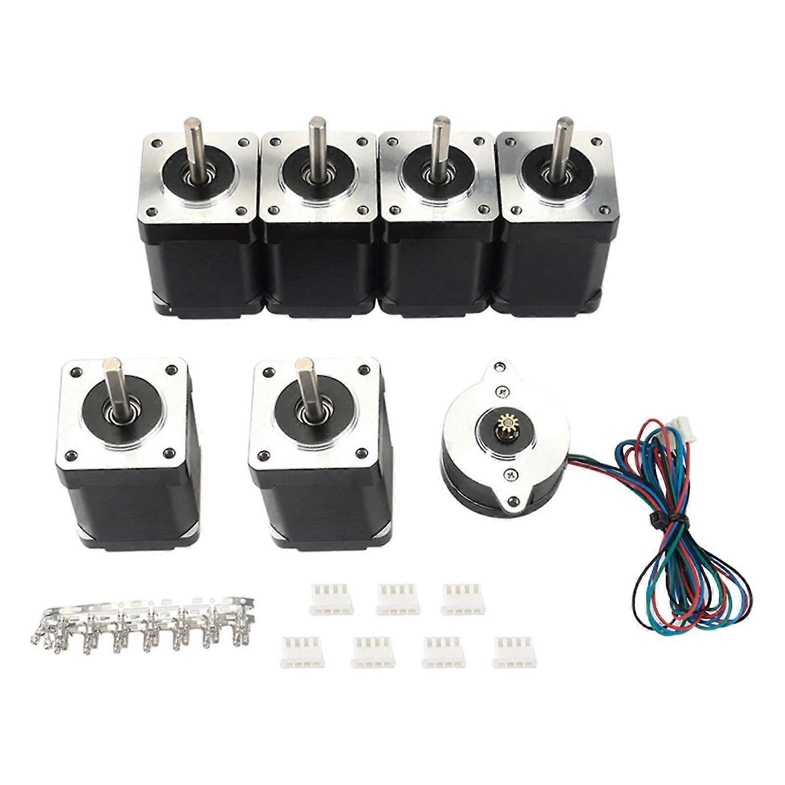 7X nema17 stepper motor kit 42+36 2 phase 1.8 degree for  extruder replace.