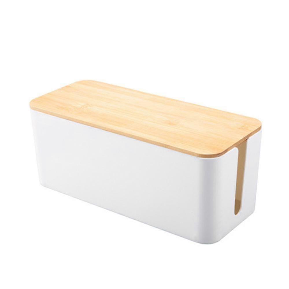 cable management box medium cable organizer box for extension cord power stripe surge protector wire