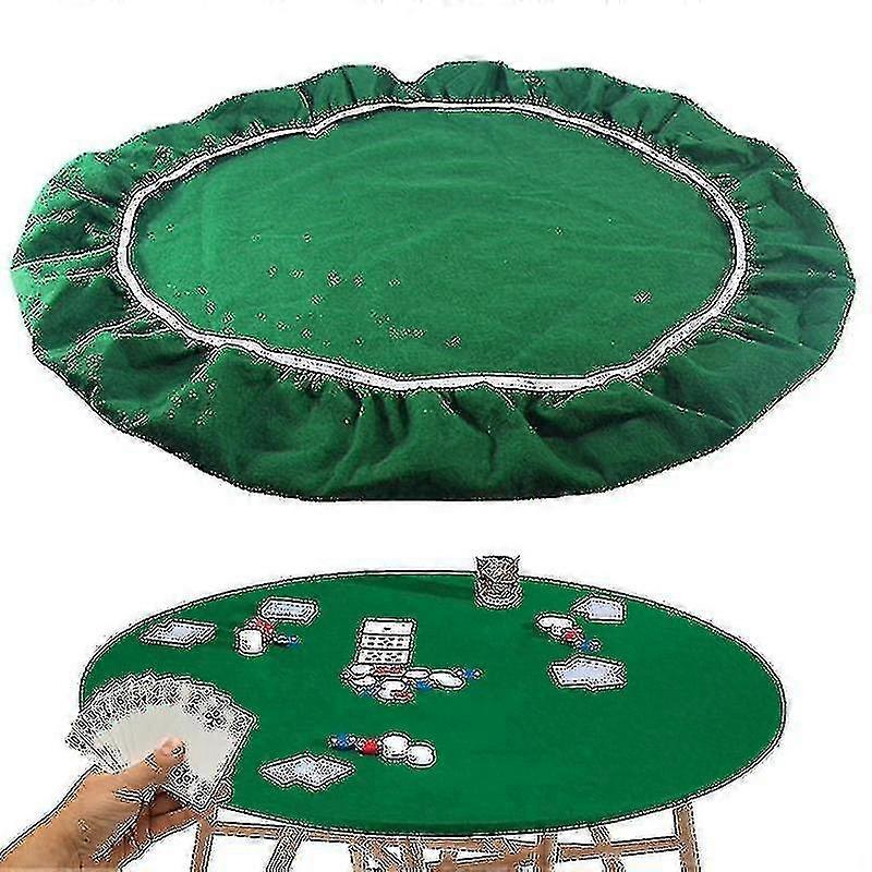 Poker Bridge Card Table Cloth pano elástico para 36 a 48 polegadas Acessórios para jogos de mesa