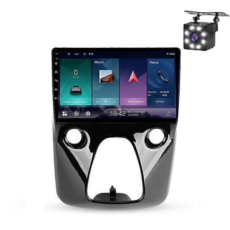 For Peugeot 108 Toyota Aygo B40 2014-2021 Car Radio Video Player WIFI Navigation GPS