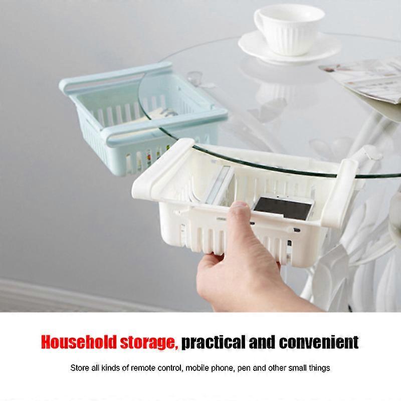 1PC Adjustable Stretchable Fridge Organizer Drawer Basket Refrigerator Pull-out Drawers Fresh Spacer
