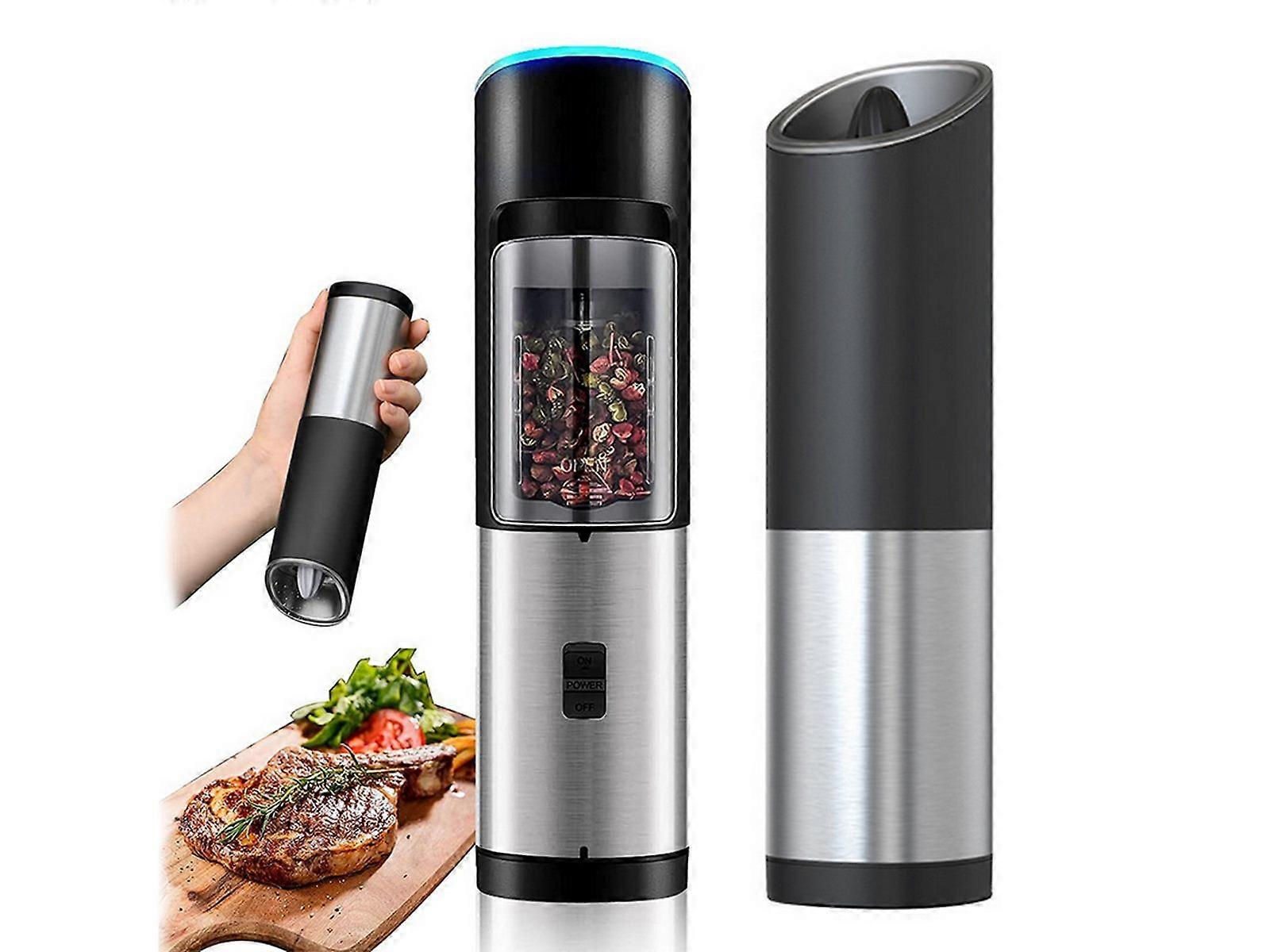 Kitchen Electric Salt Pepper Grinder Gravity Automatic Sensor Spice Mill