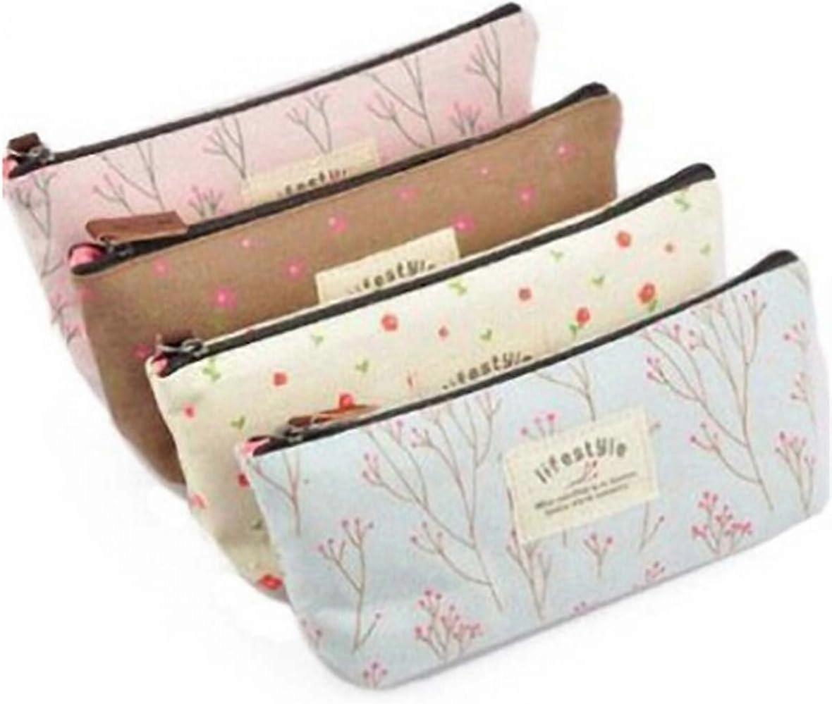 Canvas Pen Bag Pencil Case, Set of 4,2024 Ping