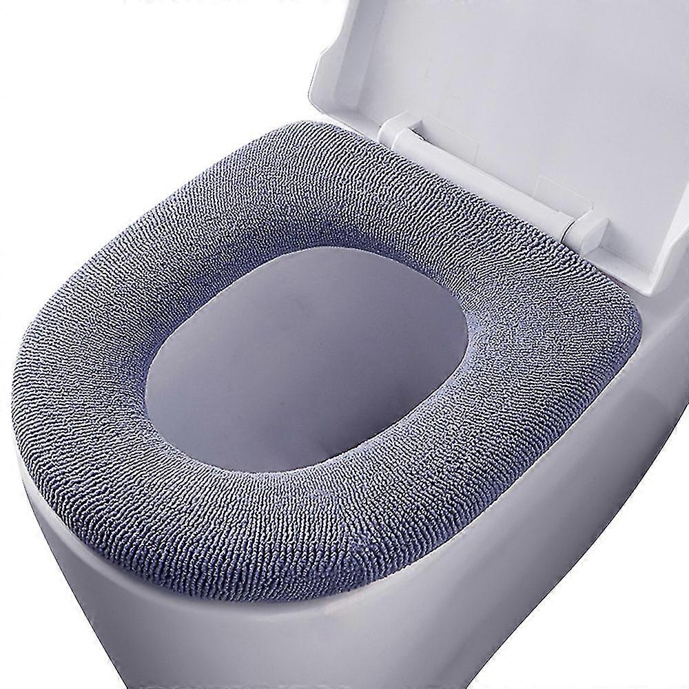 All-season Toilet Cushion With Handle - Household Toilet Cover,blue