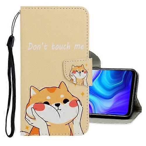 For Huawei P smart 2020 3D Colored Drawing Horizontal Flip PU Leather Phone Case