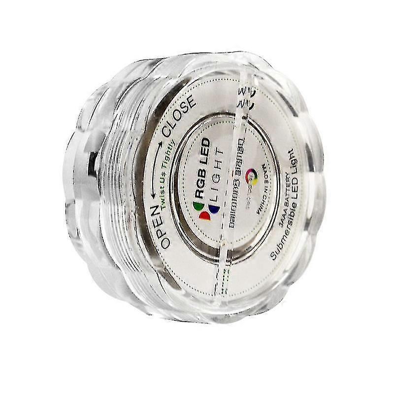 Submersible Led Lights Remote Controlled Leds Pool Rgb Battery Powered Multi Colour Changing Underwater Mini Aquarium Pond Light