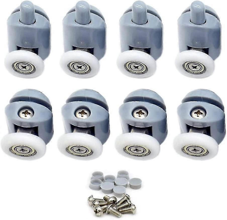 Shower Door Rollers 8pcs Shower Sliding Door Roller Shower Enclosure Rollers 23mm