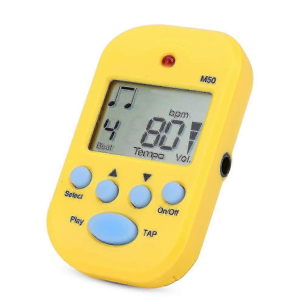 Mini Metronome With Lcd Digital Display For Piano, Violin, Guitar And Drum