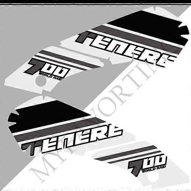 Accessori Per Yamaha Tenere 700 - Set 3 Pezzi In Alluminio Anodizzato Nero - Foto 9