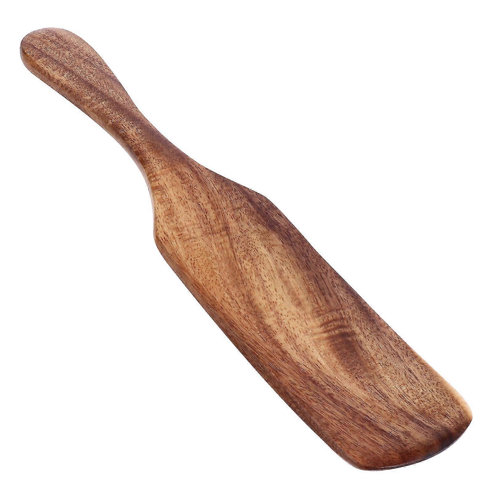 Portable Long Handle Spatula Kitchen Non Stick Cooking Utensils Wooden Spatula