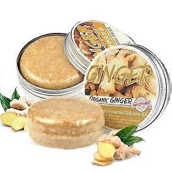3Pcs Ginger Hair Regrowth Shampoo Bar, Ginger Shampoo Bar Soap, Ginger Bar Shampoo For Hair Growth, Natural Organic