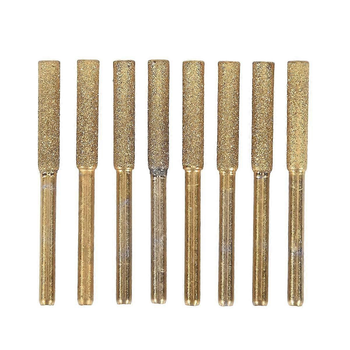 8Pcs High Hardness Diamond Chainsaw Sharpener-Stone File,Diamond Sharpening Wheels Chainsaw File(5/