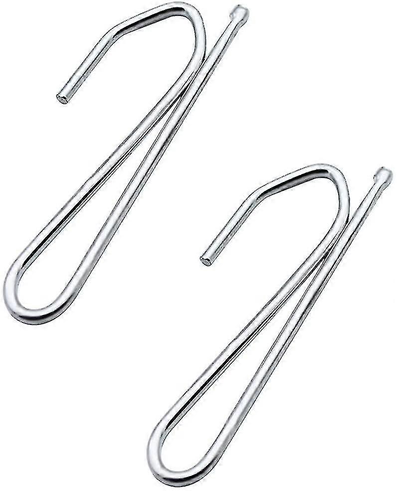 30 Pieces Of Curtain Hooks Metal Curtain Hooks For Window Curtain, Door Curtain And Shower Curtain