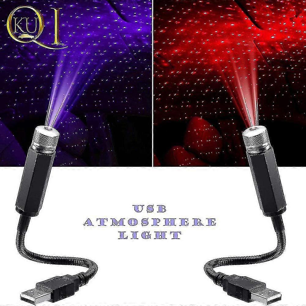 Star Night Light Car Interior Decor(color:purple)