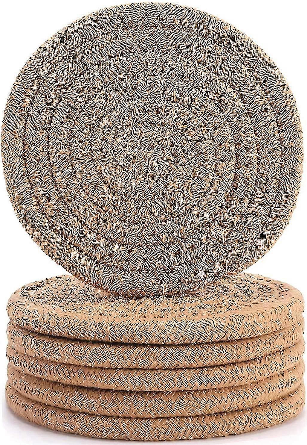 6pcs Coasters For Drinks, (4.3inch)
