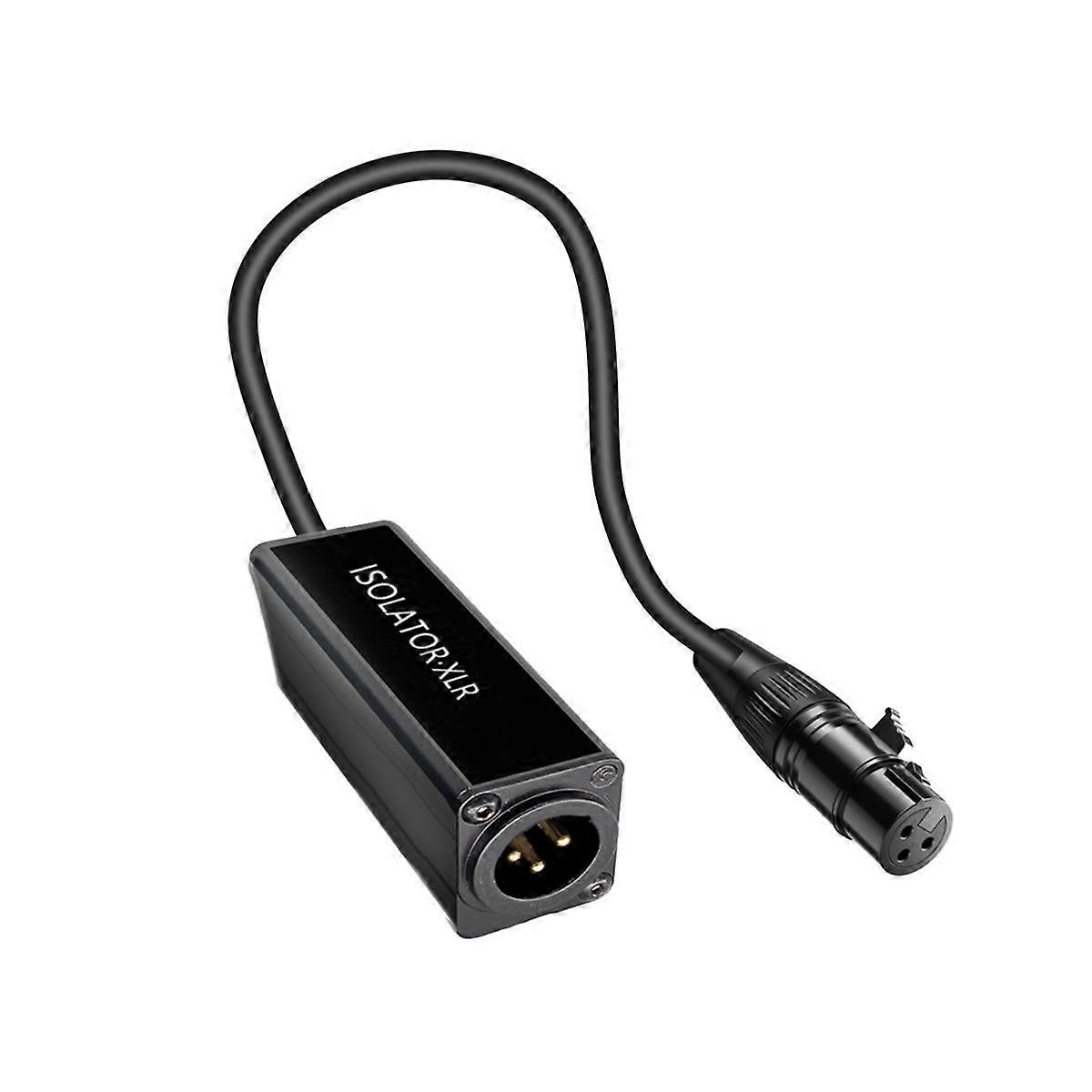 Audio Cable Isolator XLR Eliminates Noise Ground Loop Audio Isolator Anti-Interference Current Soun
