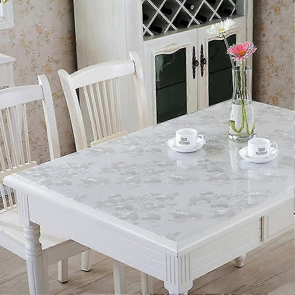 Tablecloth Pvc Table Protection Lace Protective Film Table Film (80 * 140cm