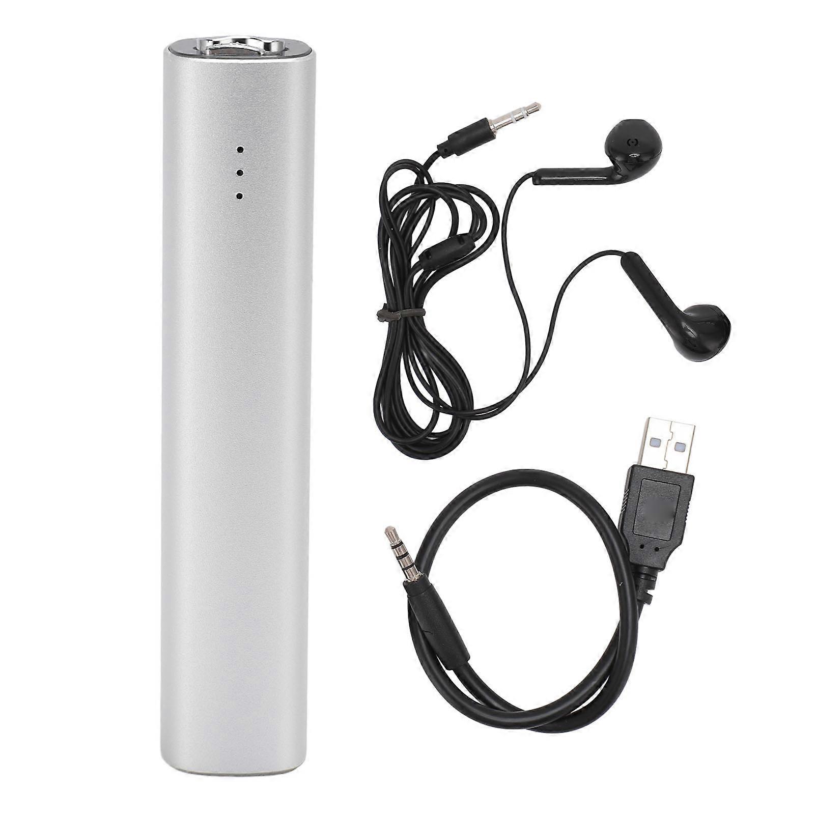 Magnetic Voice Activated Recorder Smart HD Noise Reduction Professional Auto Zoom MP3 Recorder for Lectures Meetings 4GB