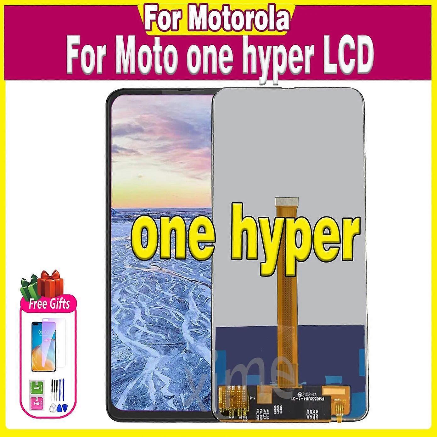100% Tested 6.5"  LCD For Moto One Hyper XT2027 XT2027-1 LCD Display Touch Screen Digitizer Assembly Replacement