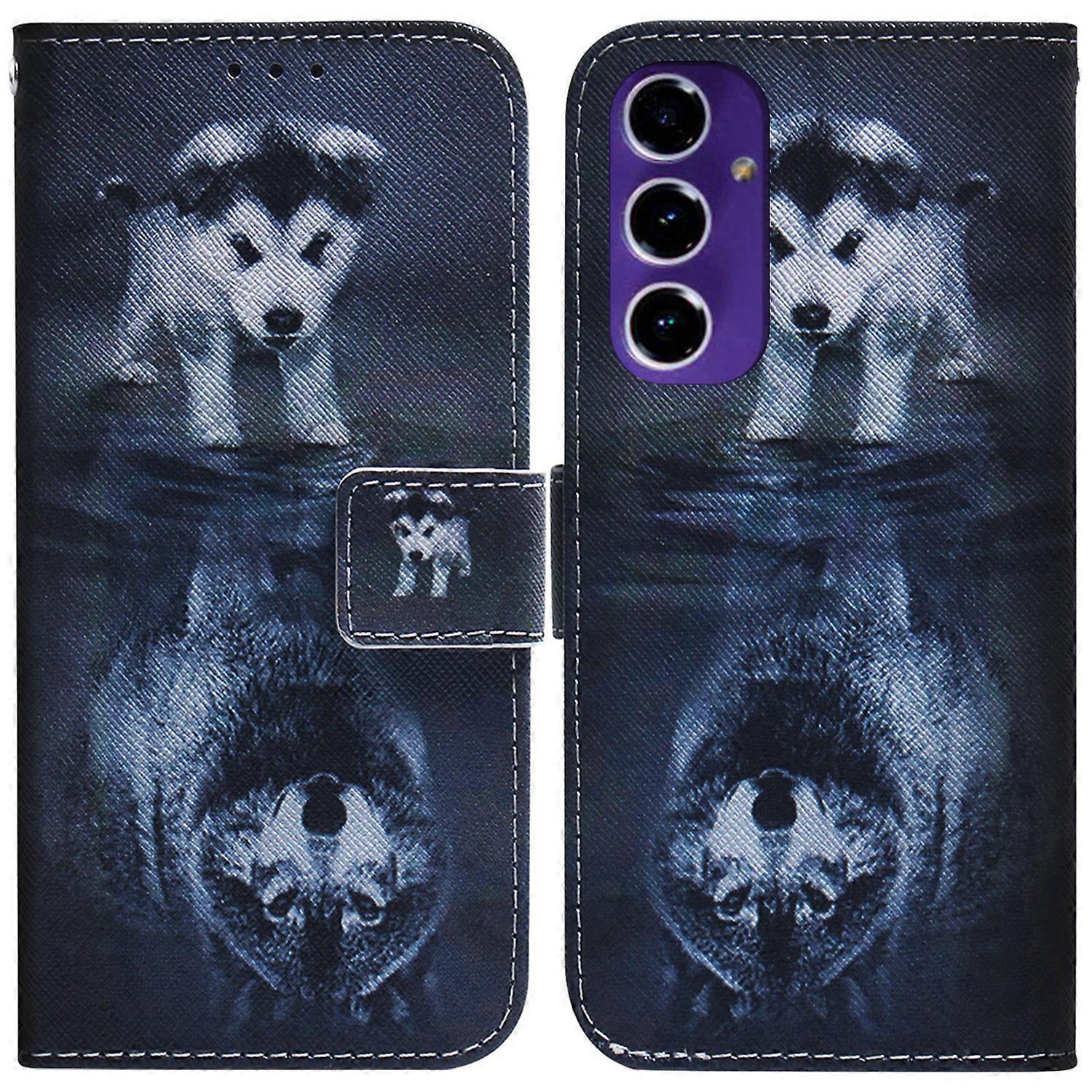 For Samsung Galaxy A16 Wallet Case Pattern Print Leather Phone Cover