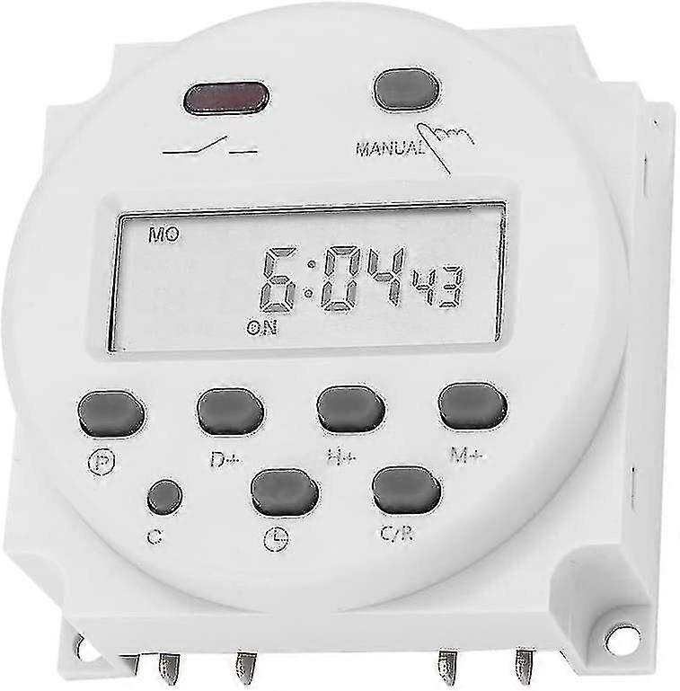 Timer Switch 12v 16a Digital Electronic LCD Time Relay Switch programabile LCD Digital Microcomputer Mini Control Power Timer Switch Cn101a