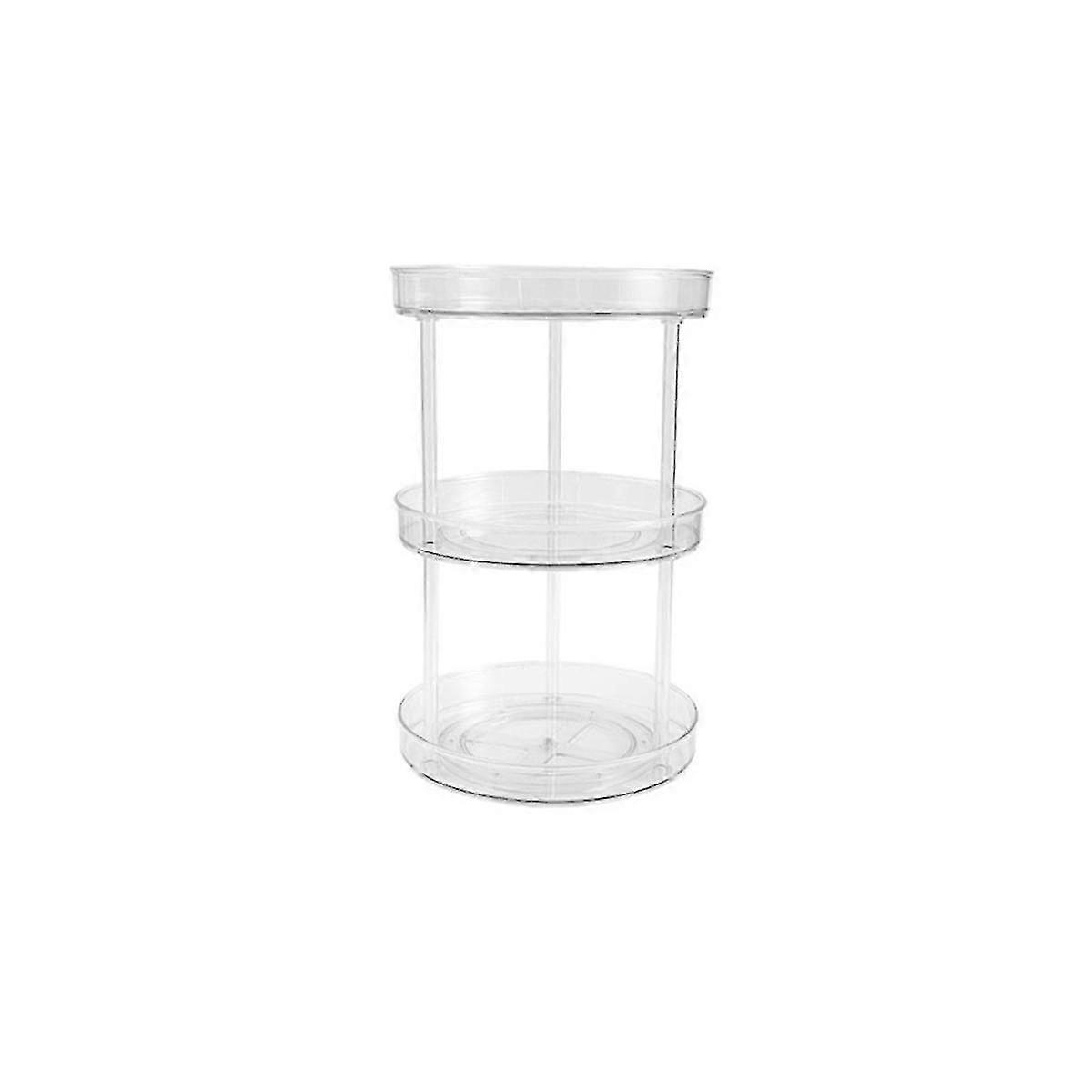 Rotating Kit Ing Refrirator Tray Transparent Ing Rack Turntable Stora Box