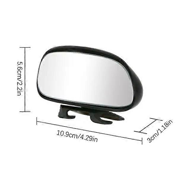 Bd Rectangular Wide Angle Auxiliary Multi-angle Rotating High-definition Glass Mirrors For Car Truck