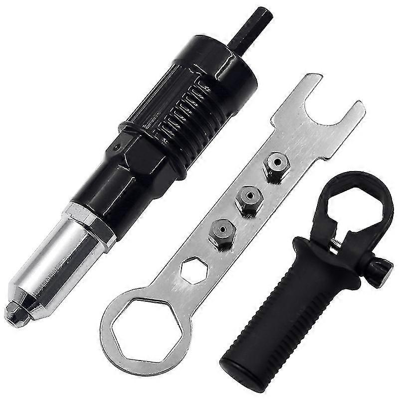 Rivetto elettrico Nut Gun Tool Cordless Adattatore Inserto Dado Tool Funct Auto Rivet