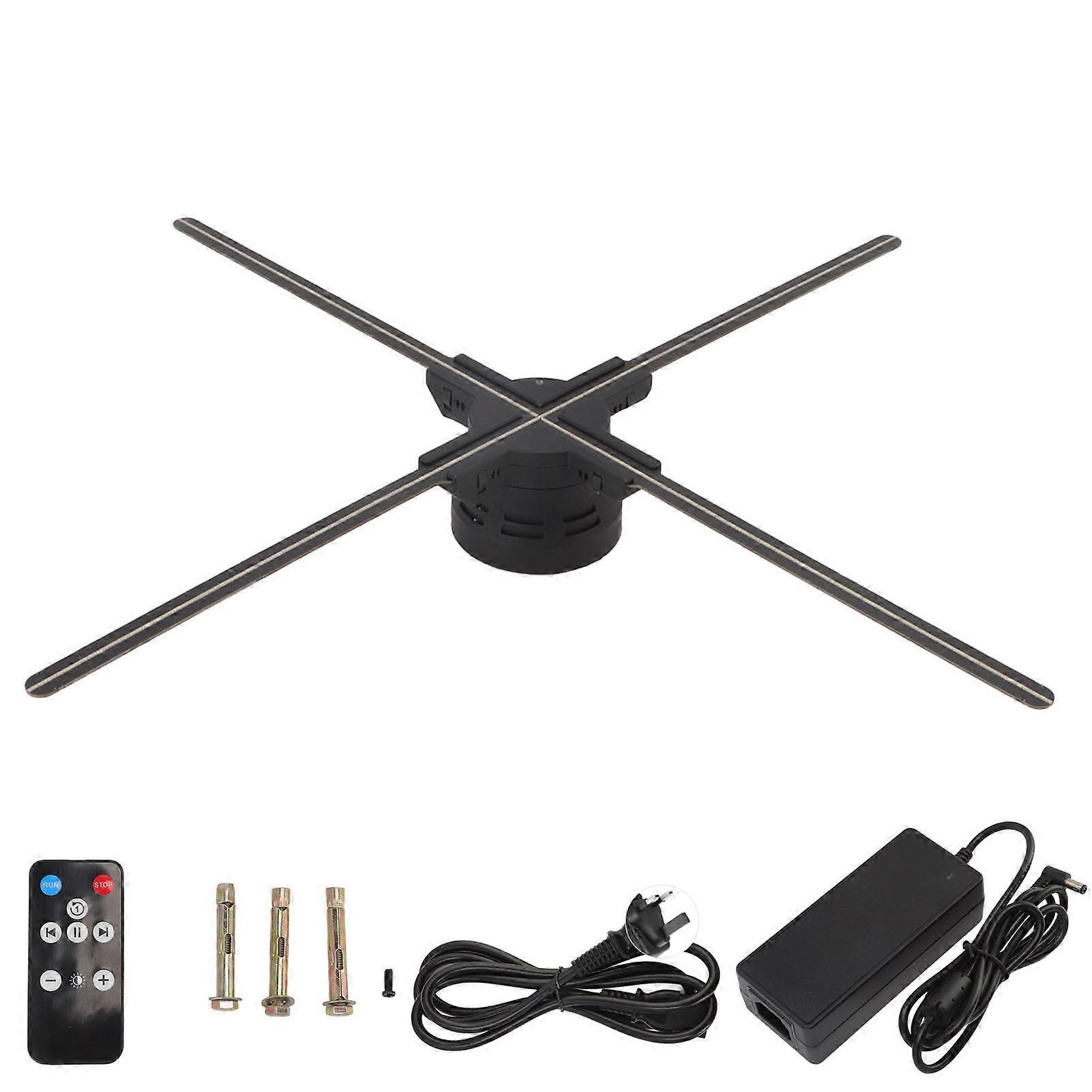 60cm 8G 3D Holographic Projection Advertising Machine Naked Eye 3D Holographic Projection Fan for Commercial Shop Sign Bar Party 100240V