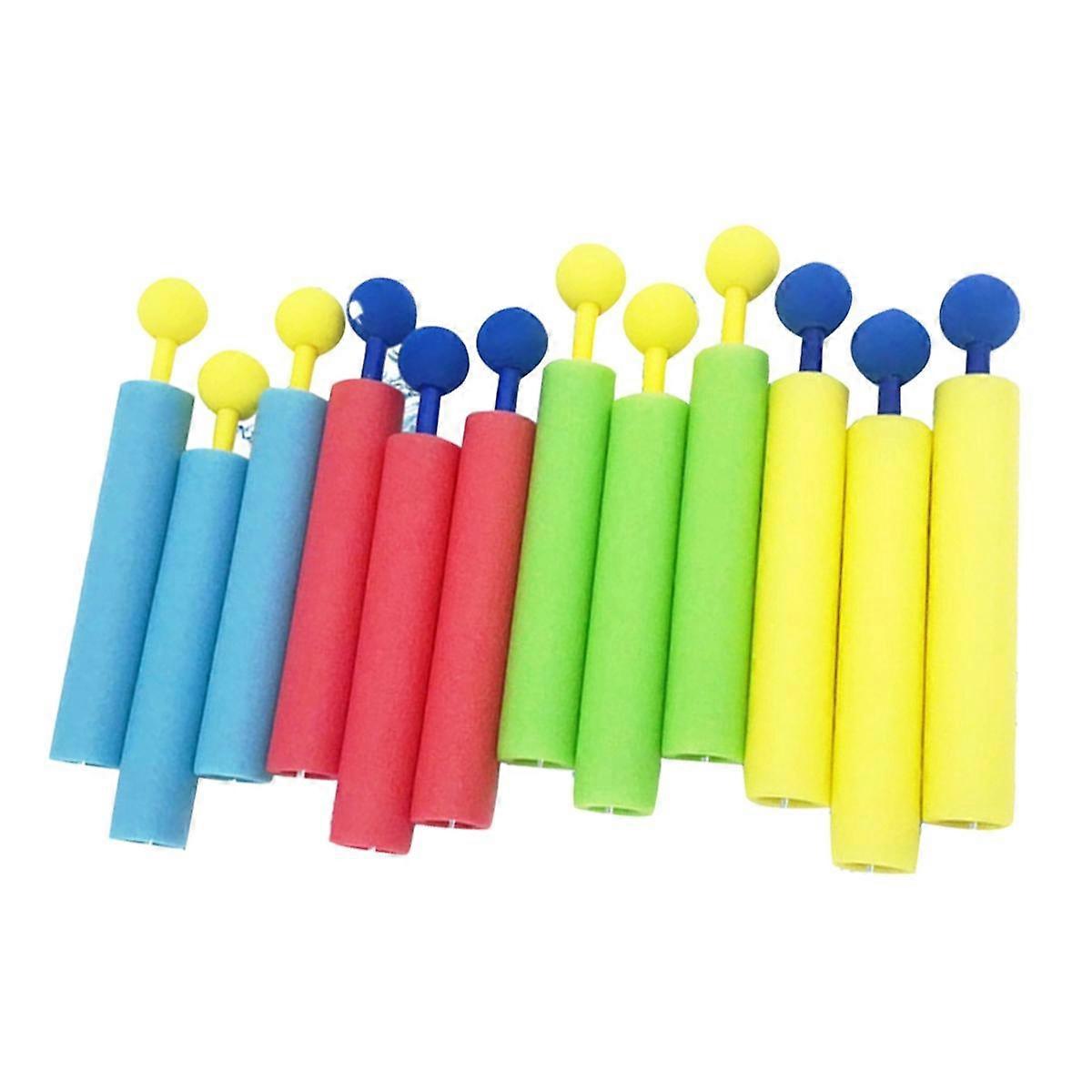 12PCS Summer Water Toy for Kids Portable 4 Colors 30ft Range Foam Water Toy Summer Swimming Pool Toys