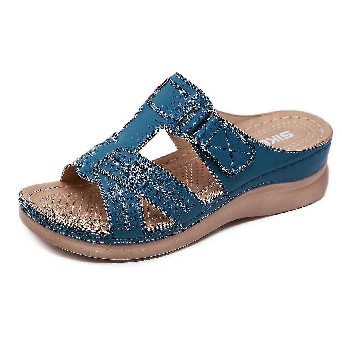 קיץ חדש סנדלי נשים בגודל גדול תפירה חוט נעלי בית Z