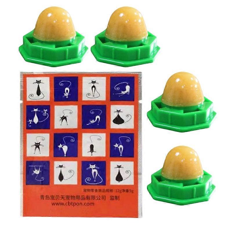 Healthy Cat Snacks Catnip Sugar Candy Licking Nutrition Toy Ball Energy