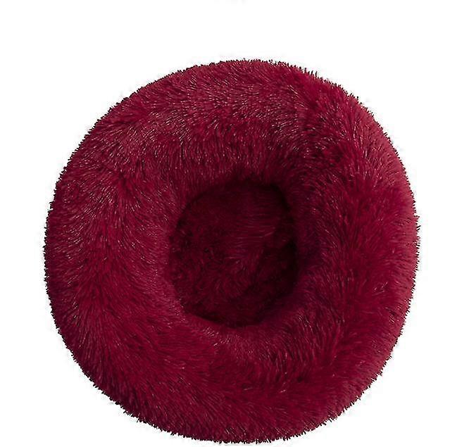 Dog Bed /cat Bed Washable Calming Comfy Donut Style Plush Pet Cat Or Dog Bed