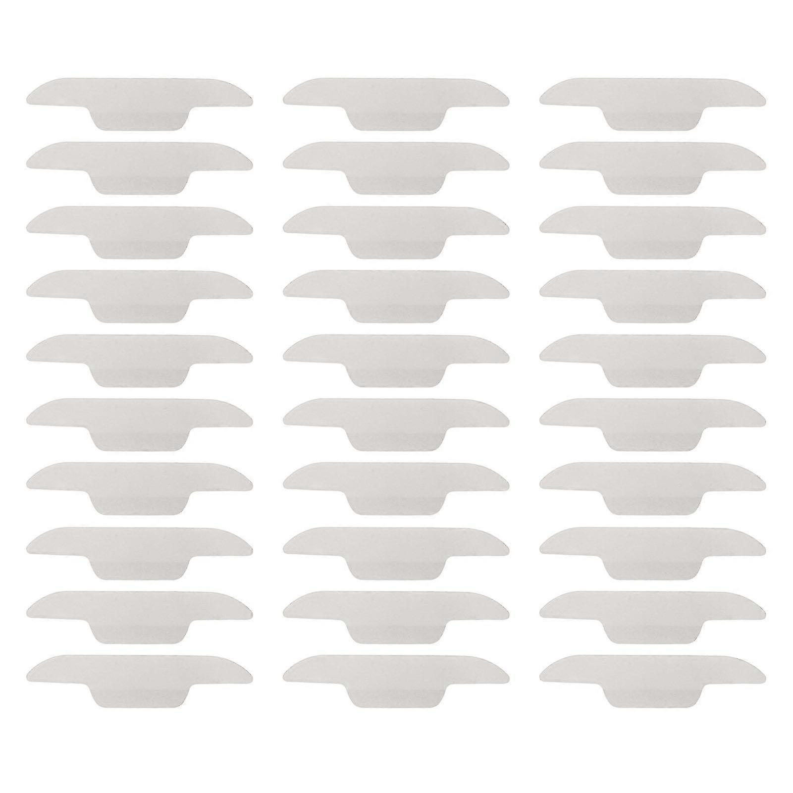 30pcs Collar Protector Sweat Pad Disposable Soft Breathable Self Adhesive Collar Sweat Pad