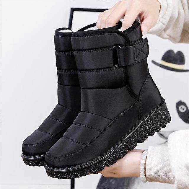 Ankle Boot Womens Slip On Boots Waterproof Women Boots Snow Soft