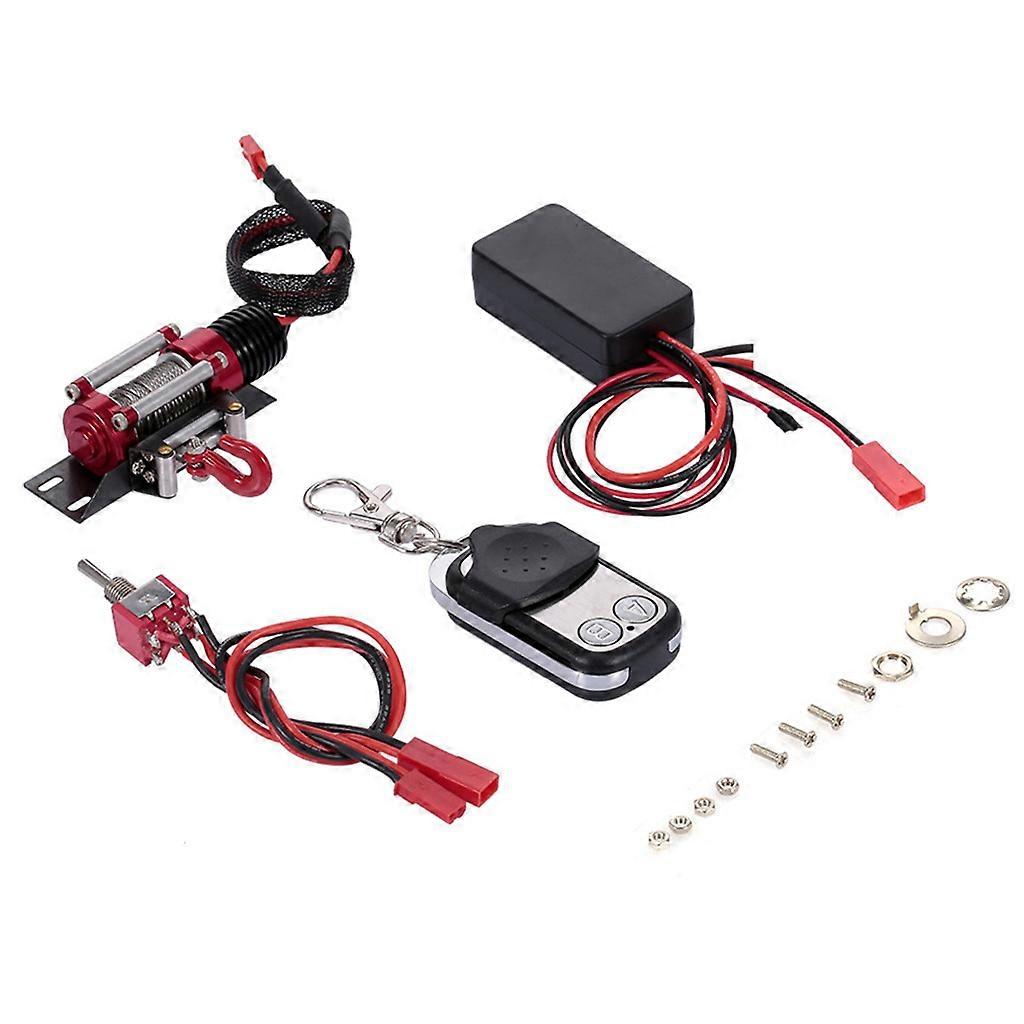 RC Receiver Box Novelty Winch Wireless Remote Control Tool for SCX10 TRX4