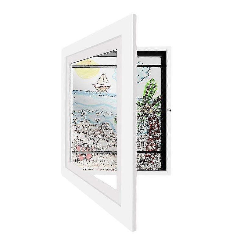 My Little Davinci Wooden Picture Frame 20 Sheet Artworks - Kids Art Display Fram