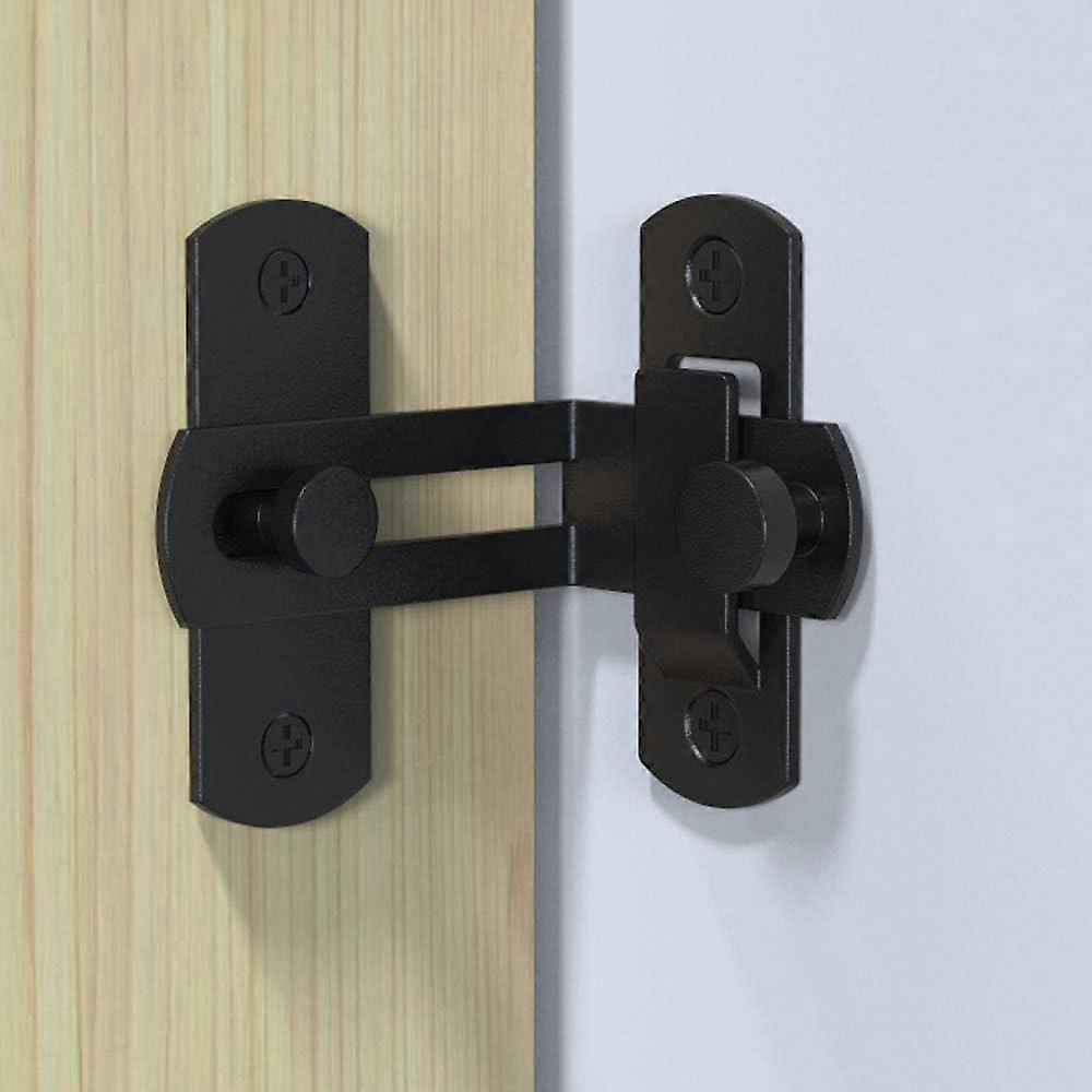 2Pcs 90 Degree Door Lock Buckle Right Angle Buckle Door Buckle Bolt Barn Door Lock Sliding Door Lock Cabinet Lock