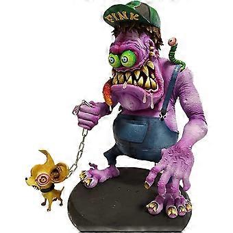 Angry Big Mouth Monster Statue, Scary Monster Halloween Decorations, Creative Home Alien Monster Decoration for Lawn Yard Balcony Porch Patio Outdoor 