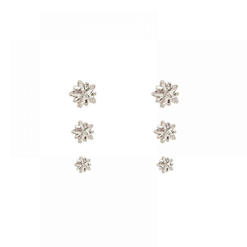 Crystal Five-pointed Star Earrings