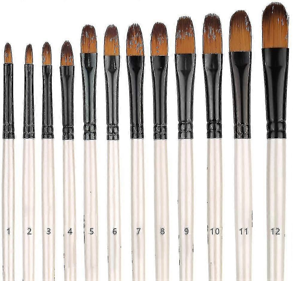 12 Pieces Of Artist Brush Set, Nylon Brush Set, Coloring Pen