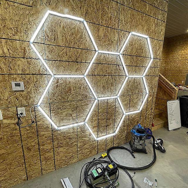 3.5*5M Customized Hexagon Led Ceiling Light for Dust-free Film Plating Workshop