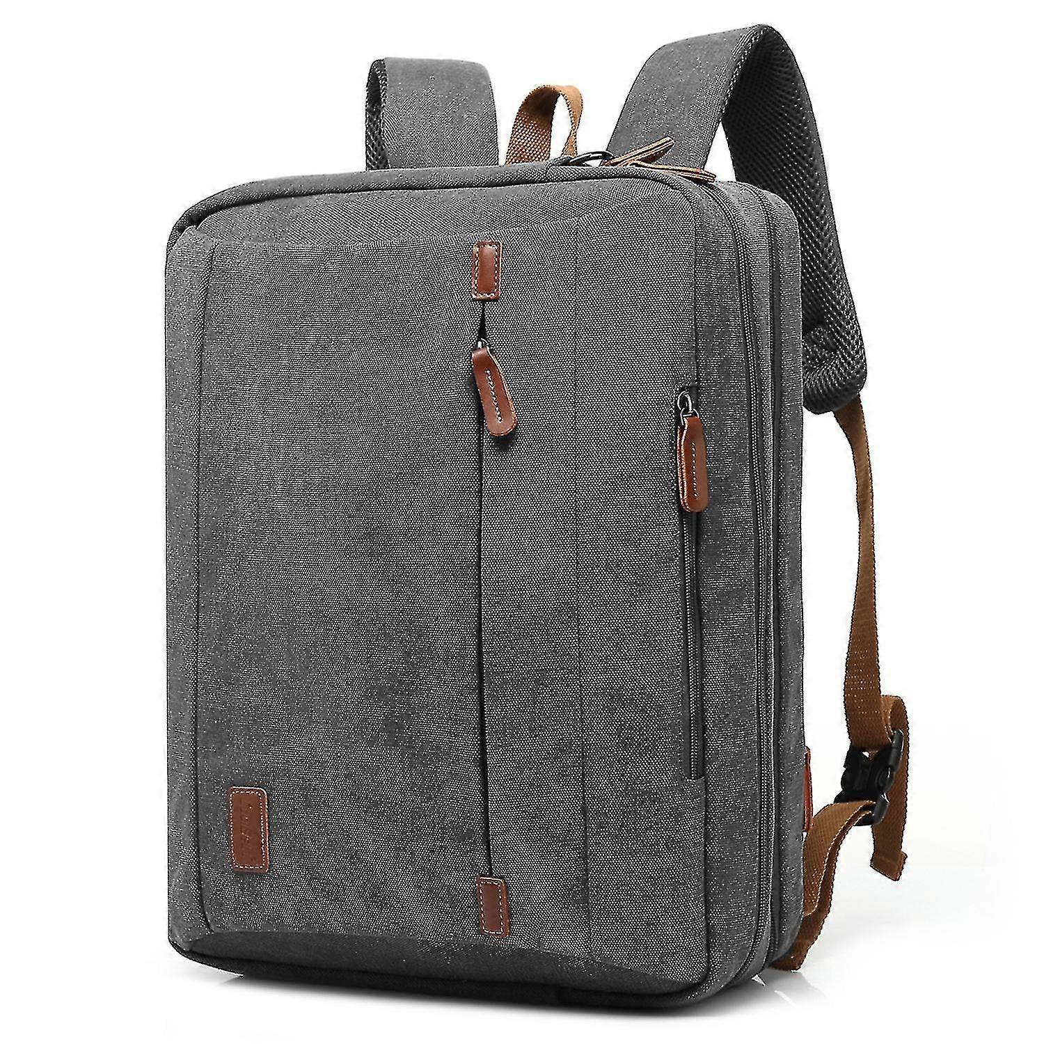 Cht-15,6 polegadas conversível Laptop Messenger Bag Ombro Bolsa mochila-tela preto