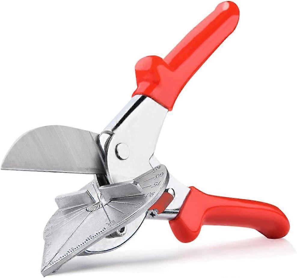 Miter Cutter 45 to 135 Degree Multi Angle Miter Shear Cutter Soft Wood Cutter Adjustable Trunking Miter Trim Cutter Cutting Hand Tool for Cutting Mold