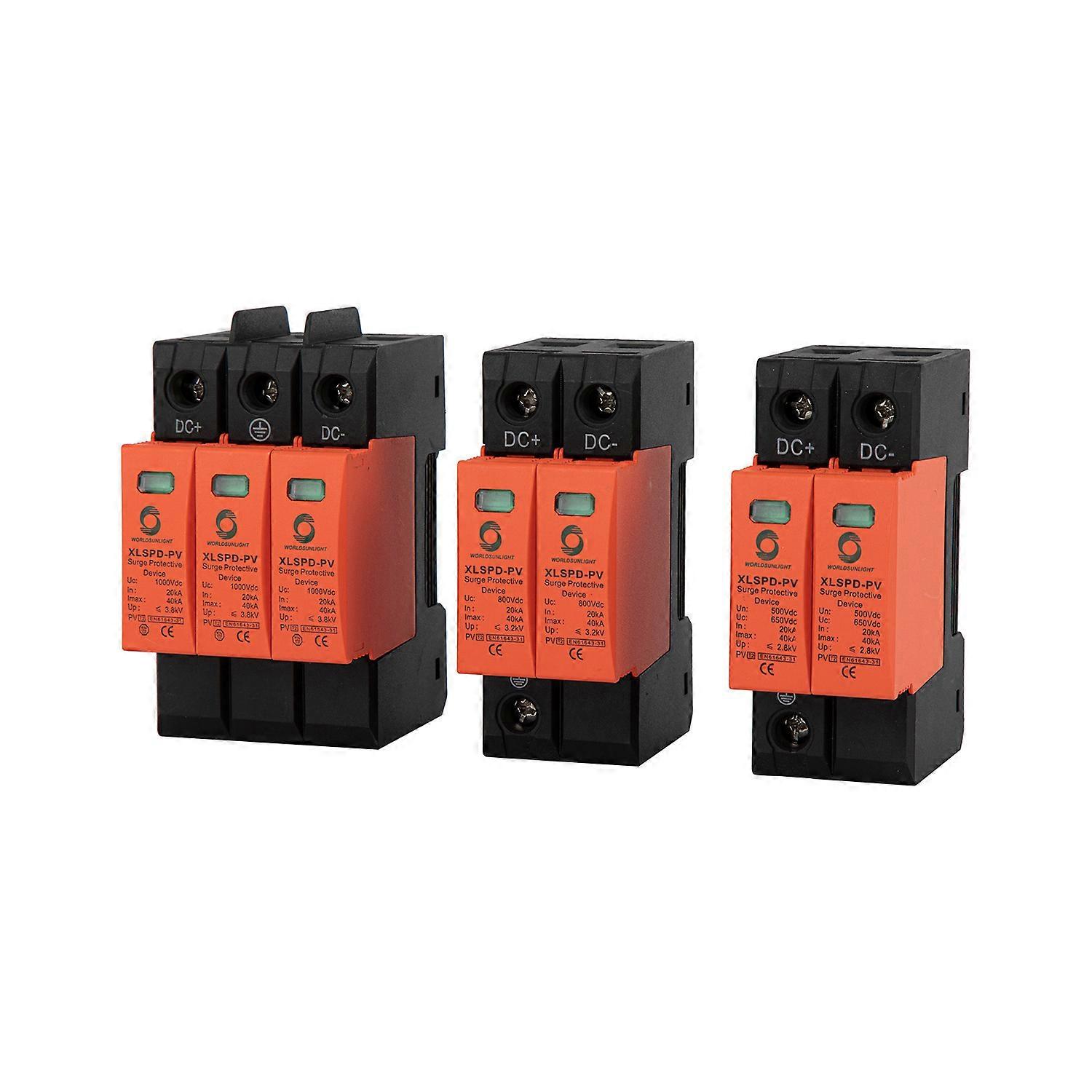 CE TUV εγκεκριμένο 2P DC 500V 800V 1000V 3P 1000V 1500V SPD 20-40kA ηλιακός PV DPS καταπιεστές κύματος/DC προστατευτικό κύματος