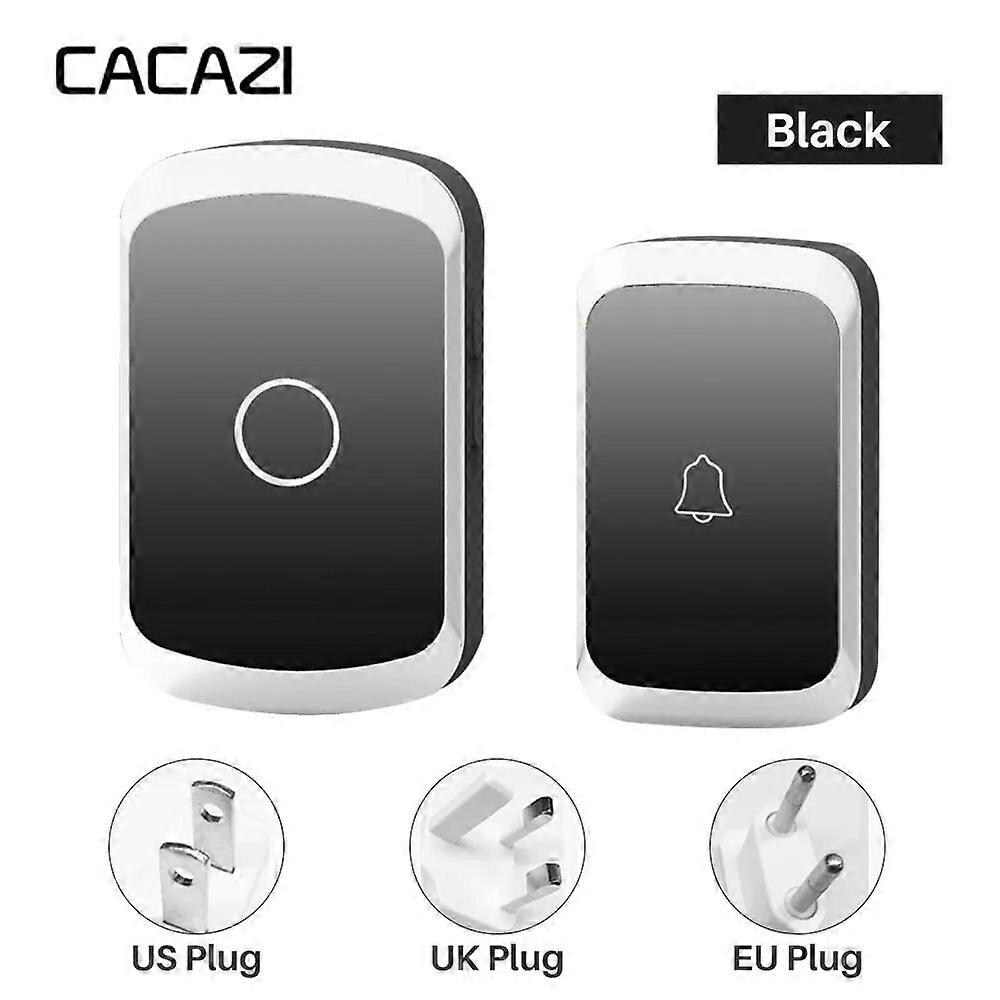 Wireless Doorbell 36 Chimes Door Ring AC 100-240V 300M Range IP44 Waterproof EU UK US Plug Receiver Door Bell