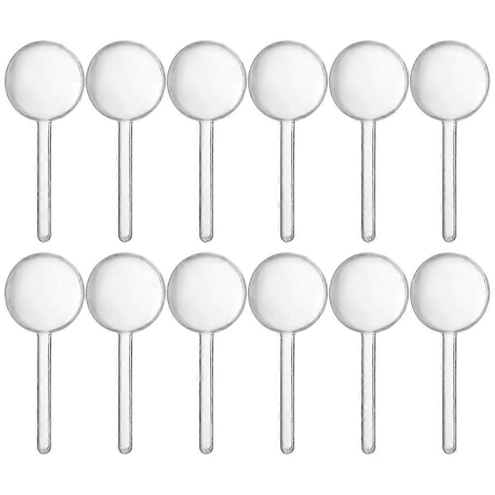 12Pcs Lollipop Packing Box Round Plastic Case DIY Candy Case Handcraft Case