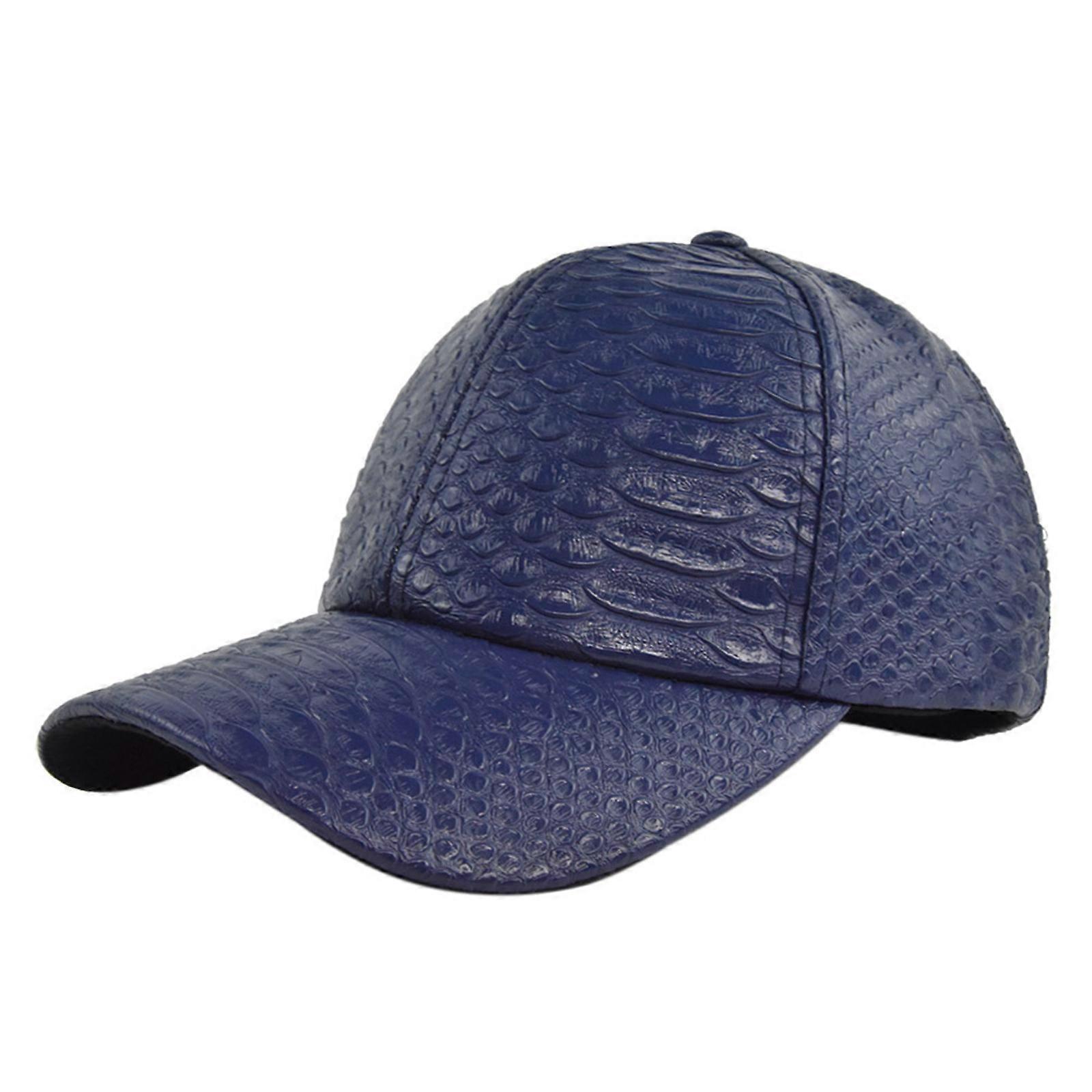2023 ΝΕΟ HOT Snakeskin-Leather Baseball-Cap Unisex Casual-Dad-Hat Ρυθμιζόμενο Snapback για Γυναίκες Άνδρες